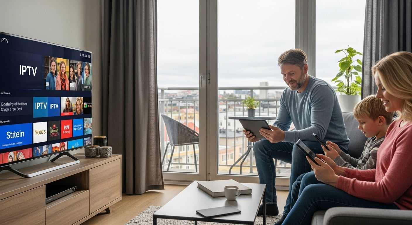 familie streaming iptv hjem