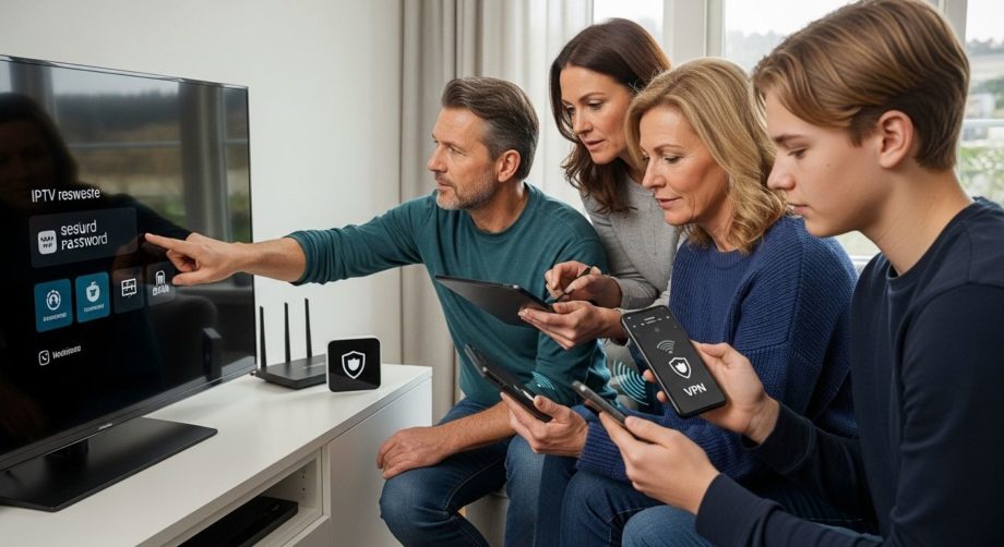 IPTV sikkerhet, trygg streaming, familie teknologi