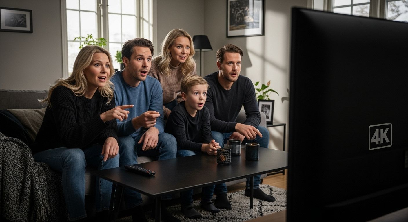 familie ser 4k strømming
