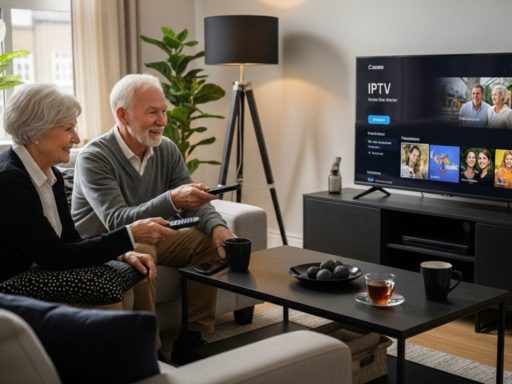 iptv eldre brukere stue